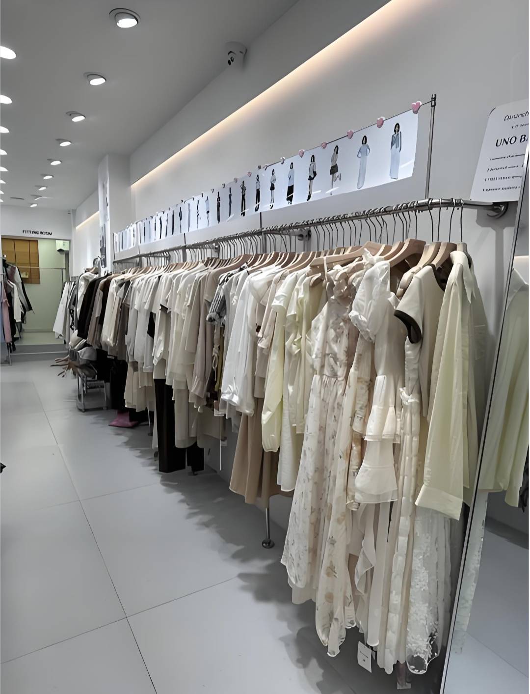 韓版女裝切貨現場